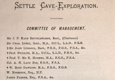 Settle Cave exploration society